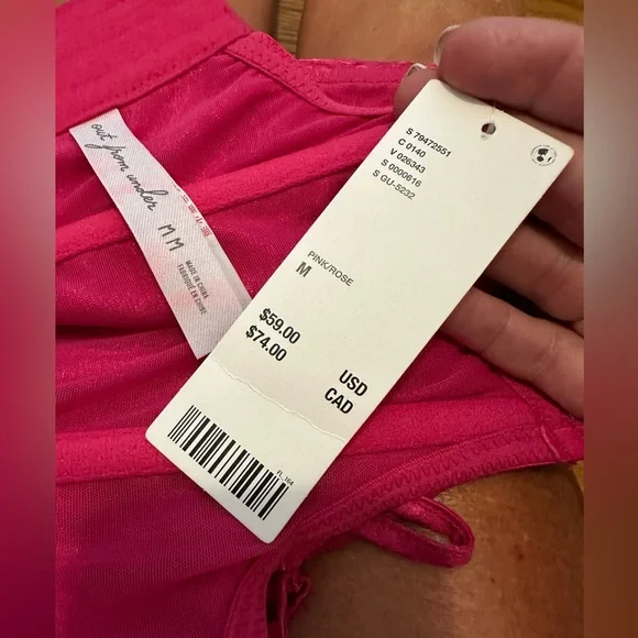 Urban Outfitters Out From Under Devon Satin Corset - Picture 9 of 9